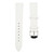 Watch Strap Leather Watchband Band Waterproof Odourless Universal Accessory for Replacement White