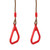 Children Adult Pull up Rings Plastic Trapeze Swing Triangular Gym Fitness Sports Toy