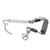 316 Stainless Steel Diving Current Hook Double Reef Drift Hook with Spiral Coil LanyardBlack