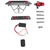 Front Bumper Rear Bumper Winch Remote Controller for TRX‑4/SCX10/90046/90047 1/10 RC