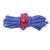 Reflective Guyline Tent Rope Thickened Windproof Camping Cord with Aluminium Alloy Wind Rope Buckle for Outdoor Camping Blue