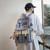 Backpacks School Backpack with Pendant Badge Waterproof Laptop Computer Backpack Travel Bag for Boys Girls Students