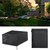 Outdoor Garden Oxford Cloth Waterproof Table Chair Dust Cover Sun Shade Protector(120*120*74)