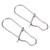 2Pcs Fishing Clips Stainless Steel Oversized Enhanced Pins Fishing Supplies Accessories for Large Fish
