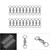 Swivel Fishing Tackle Rings Solid Rolling Hooks Lure Bearing (4#20pcs)