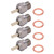 4Pcs/Set RC Car T1 Hot Spark Glow Plug Nitro Engine Parts Replacement for Traxxas 1/8 1/10