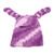 Bunny Ear Knitted Hat Purple Warm Windproof Thicken Stretchy Stylish Long Ears Woven Hat for Autumn Winter