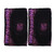 2Pcs Knitted Nylon Outdoor Sports AntiCollision Knee Pad Protection Compression Kneepad(Pink L)