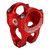 Aluminum Alloy Bicycle Stem 31.8mm Bike Short Stem for Road Mountain Bikes Fixed Gear Bicycles Red