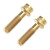 2PCS Bike Bolts Screw M5x18mm Titanium Alloy High Hardness Fine Thread Brake Lever Screw for Mountain Bike Gold