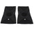 One Pair Knee Brace Support Black Nylon Knit Breathable Elastic Knee Pad Sleeve for Fitness Sports M