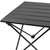 Outdoor Camping Portable Folding Table Aluminum Alloy Camping BBQ Street Stall Side Table Black S