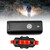 Bike Headlight Aluminium Alloy USB Charging with Red Warning Light Highlight Mountain Bike Front Light for Cycling