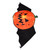 Children Cartoon Devil Pumpkin Kite Super Size 210T Polyester Kite Outdoor Family Fun Toy