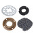 Bike Sprocket Chain Set 48T Sprocket Inner Hole 11MM Sprocket Flywheel Connector 114 Links Chain Kit for ATVs