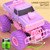 Remote Control Car for Girls 2.4GHz Pink Purple Remote Control Climbing Car Rechargeable Off-Road Car Toy with 2 Battery