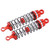 RC Front Rear Shock Absorbers Reducing Vibration Aluminum Alloy RC Parts for Latrax Teton 1/18 Red