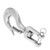 Durable Stainless Steel Swivel Jaw Hook with Safety Latch Rowing Boat Kayak Accessory 1/2"