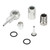 Bike Hydraulic Hose Olive Connecting Inserts Kit Brake Hose Insert Assembly for FORMULA R1 R1R RR1 RX DIY Modification