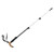 3 Section Retractable Hiking Stick Aluminum Alloy Mountaineering Balance Pole for Outdoor Black Yellow