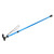 Aluminium Alloy Telescopic Lightweight Walking Cane Trekking Mountaineering Stick (Blue)