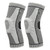 Sports Knee Pads Multi Purpose Skin Friendly Breathable Slip Resistant Shock Absorption Knee Brace for Mountaineering Grey M