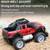 Remote Control Car, 1:18 Scale All Terrain Water Bomb Shooting Remote Control Car, Rechargeable Electric Off-Road Vehicle with LED Headlights, Car Toy Gifts for Boys Girls Kids