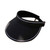 Sun Visor Hat Polyester Fiber UV Protection Breathable Comfortable Wide Brim Adjustable Sun Caps for Women Black