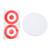 EVA Foam Round Moving Archery Target Bow Arrows Shooting Practice Board for Indoor and Outdoor White