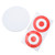 EVA Foam Round Moving Archery Target Bow Arrows Shooting Practice Board for Indoor and Outdoor White