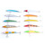 10pcs Colorful Fishing Lures 95mm Crankbaits Sharp Hooks Baits Tackle Fishing Accessories