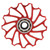 WAKE Bike Rear Derailleur Wheel Aluminum Alloy Ceramic Bearing Guide Pulley for Mountain BicycleRed