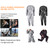 Fitness Sweat Sauna Suit Weight Loss Full Body Sweat Sauna Suit Exercise Gym Anti Rip PVC for Men Women