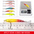 43Piece Fishing Lures Kit Soft Hard Fishing Lures Baits Set with Hooks for Saltwater and Freshwater Fishing Gear Gifts for Men