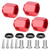 Aluminum Alloy Extension Adapter Hub Parts Fit for traxxas trx4 / trx6 RC Crawler 10mmRed