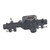Brass Front Axle Housing Black RC Upgrade Accessory Heavy Duty Brass Front Axle Housing for 1/10 RC Crawler