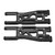 2 Pcs RC Rear Swing Arm Aluminum Alloy Carbon Fiber High Strength RC Car Rear Suspension Arm for Traxxas Sledge 1/8 Black