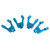 4pcs Climbing Car Metal Shock Absorber Bracket for MN86 RC Car Spare Upgrade PartsBlue