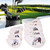9PCS PU Leather Embroidery Waterproof Golf Putter Head Cover Iron Club Headcovers AccessoryBeige