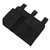 Bedside Storage Bag Nylon Bed Rail Hanging Organizer Pocket for College Dorms Hospitals Baby Bed Black