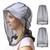 2 Pcs Net Mesh Head Net Mesh Cover Outdoor Mesh Head Cover for Fishing Mountain Climbing Hiking Garden Work