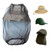 2 Pcs Net Mesh Head Net Mesh Cover Outdoor Mesh Head Cover for Fishing Mountain Climbing Hiking Garden Work