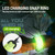 LED Bracelet USB Rechargeable Light Up Armbands Night Safety Gear for Outdoor Jogging Running Cycling Camping Sports
