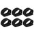 10pcs Fishing Rod Belt Ties Stretchy Straps Fishing Tackle Ties Cable Bait Casting Spinning Fly Rod Straps HoldersBlack