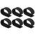 10pcs Fishing Rod Belt Ties Stretchy Straps Fishing Tackle Ties Cable Bait Casting Spinning Fly Rod Straps HoldersBlack
