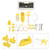 Bike Brake Bleed Kit High Strength Flexible Low Resistance Bike Disc Brake Mineral Oil Bleeding Tool for Bikes