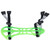 Archery Arm Guard TPE with Adjustable Straps Bow Forearm Protector Hunting Shooting Outdoor Sport Accessories Green