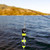 Wooden Large Artificial Popper Fish Lure Topwater Simulation Bait Sea Fishing Tackleblack yellow