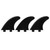 3PCS Surfboard Fin Thrusters Fins Fiberglass Nylon Surf Fins GX / M5 / G1 / G3 / G5 / G7