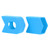 1 Piar Silicone Bicycle Crank Protection Sleeve Arm Protector Bike Accessory (Blue)
